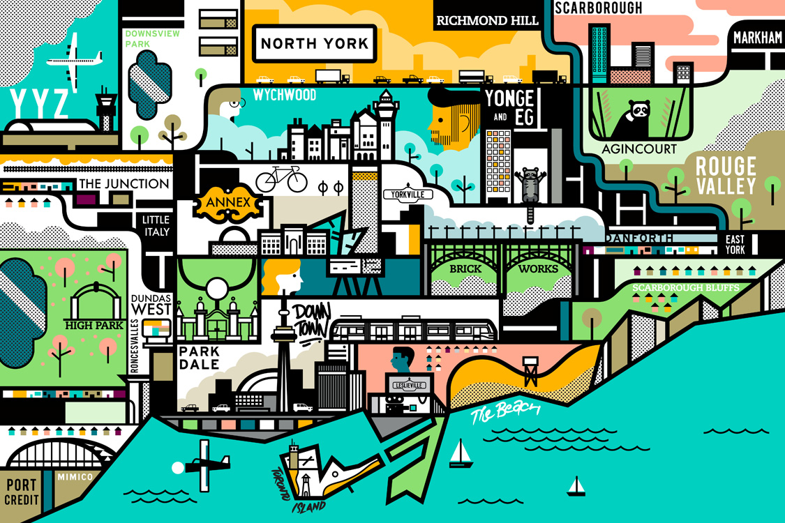 Map of Toronto