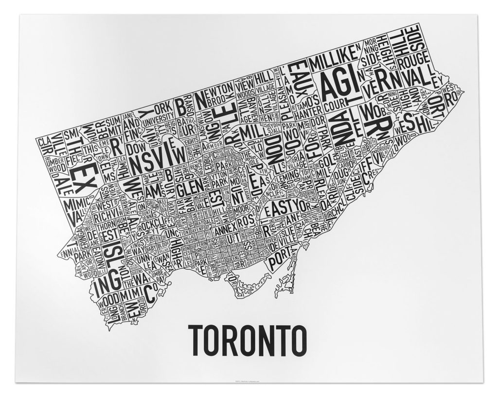 Map of Toronto
